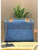 LOUIS VUITTON EPI ELECTRIC NIGHT BOX BAG WITH SHIMMERING STRASS SET “V”TWIST LOCK 