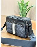 COACH GRAHAM CROSSBODY BAG IN BLOCKED SIGNATURE CANVAS WITH VARSITY STRIPE 