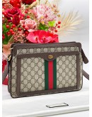 GUCCI OPHIDIA GG SUPREME CANVAS CROSSBODY BAG 