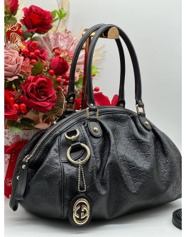 GUCCI SUKEH GUCCISSIMA LEATHER BOSTON BAG