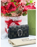 GUCCI GG DIONYSUS DENIM JACQUARD MINI CHAIN BAG 