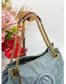 GUCCI SOHO DENIM CHAIN BAG