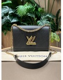 LOUIS VUITTON TWIST MM IN BLACK EPI LEATHER