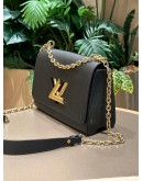 LOUIS VUITTON TWIST MM IN BLACK EPI LEATHER