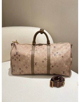  LOUIS VUITTON KEEPALL BANDOULIERE 50 IN MONOGRAM SURPLUS CANVAS