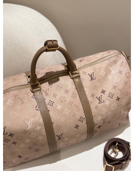  LOUIS VUITTON KEEPALL BANDOULIERE 50 IN MONOGRAM SURPLUS CANVAS