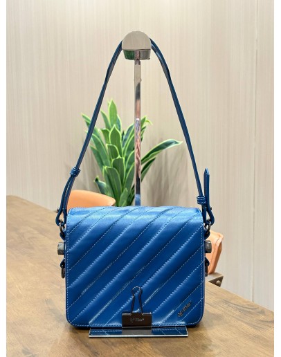 OFF WHITE BINDER CLIP CROSSBODY BAG 