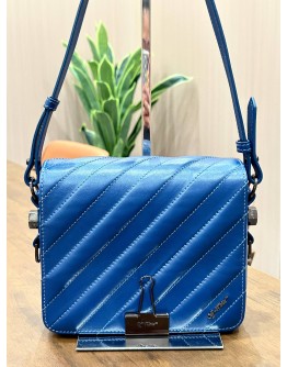 OFF WHITE BINDER CLIP CROSSBODY BAG 