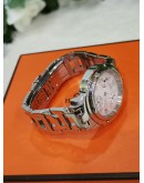 HERMES CLIPPER CHRONOGRAPH PINK MOHTER OF PEARL LADIES WATCH 