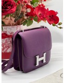 HERMES CONSTANCE 18 ANEMONE EVERCOLOR EPSOM LEATHER BAG