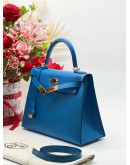 HERMES KELLY 28 EPSOM LEATHER BAG GHW