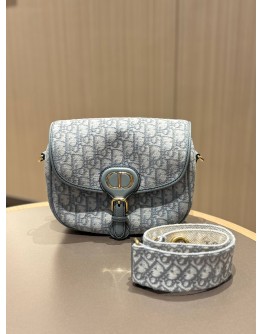 CHRISTIAN DIOR BOBBY BAG IN GRAY DIOR OBLIQUE JACQUARD CANVAS