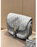 CHRISTIAN DIOR BOBBY BAG IN GRAY DIOR OBLIQUE JACQUARD CANVAS