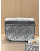 CHRISTIAN DIOR BOBBY BAG IN GRAY DIOR OBLIQUE JACQUARD CANVAS