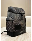 LOUIS VUITTON ALPHA BACKPACK LIMITED EDITION IN BLACK MONOGRAM GALAXY CANVAS WITH LEATHER