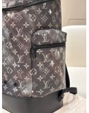 LOUIS VUITTON ALPHA BACKPACK LIMITED EDITION IN BLACK MONOGRAM GALAXY CANVAS WITH LEATHER