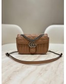 GUCCI GG MARMONT SMALL MIXED QUILT FLAP BAG