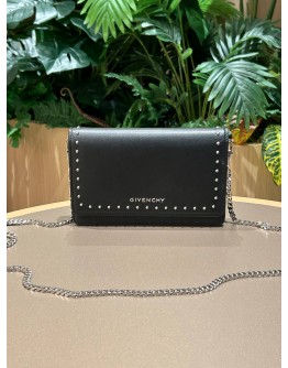 GIVENCHY PANDORA STUDDED WALLET ON CHAIN CROSSBODY BAG