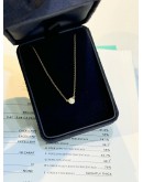 TIFFANY & CO 18K 750 YELLOW GOLD WITH 0.1CT DIAMOND NECKLACE