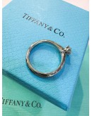 TIFFANY & CO PLATINUM DIAMOND RING WITH 0.28CT DIAMOND    