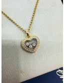 CHOPARD HAPPY DIAMONDS 18K 750 ROSE GOLD NECKLACE