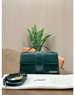 JACQUEMUS LE GRAND BAMBINO LEATHER HANDBAG 