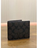 COACH BIFOLD WALLET IN SIGNATURE CC CANVAS 