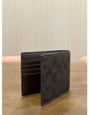 COACH BIFOLD WALLET IN SIGNATURE CC CANVAS 