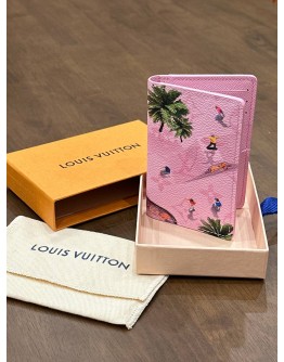 LOUIS VUITTON POCKET ORGANIZER IN PINK SKATEBOARD MONOGRAM CANVAS 