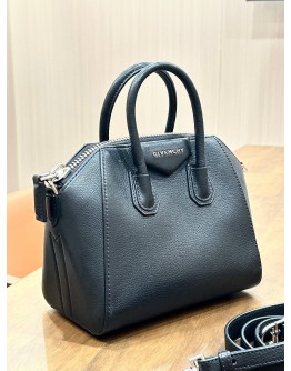 GIVENCHY SMALL BLACK ANTIGONA HANDBAG WITH STRAP 
