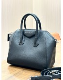 GIVENCHY SMALL BLACK ANTIGONA HANDBAG WITH STRAP 