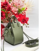 LOEWE HAMMOCK MINI OLIVE CALFSKIN LEATHER CROSSBODY BAG