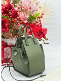 LOEWE HAMMOCK MINI OLIVE CALFSKIN LEATHER CROSSBODY BAG