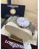 (BRAND NEW) 2023 LONGINES PRESENCE REF: L4.790.4.11.6 QUARTZ UNISEX WATCH -FULL SET-