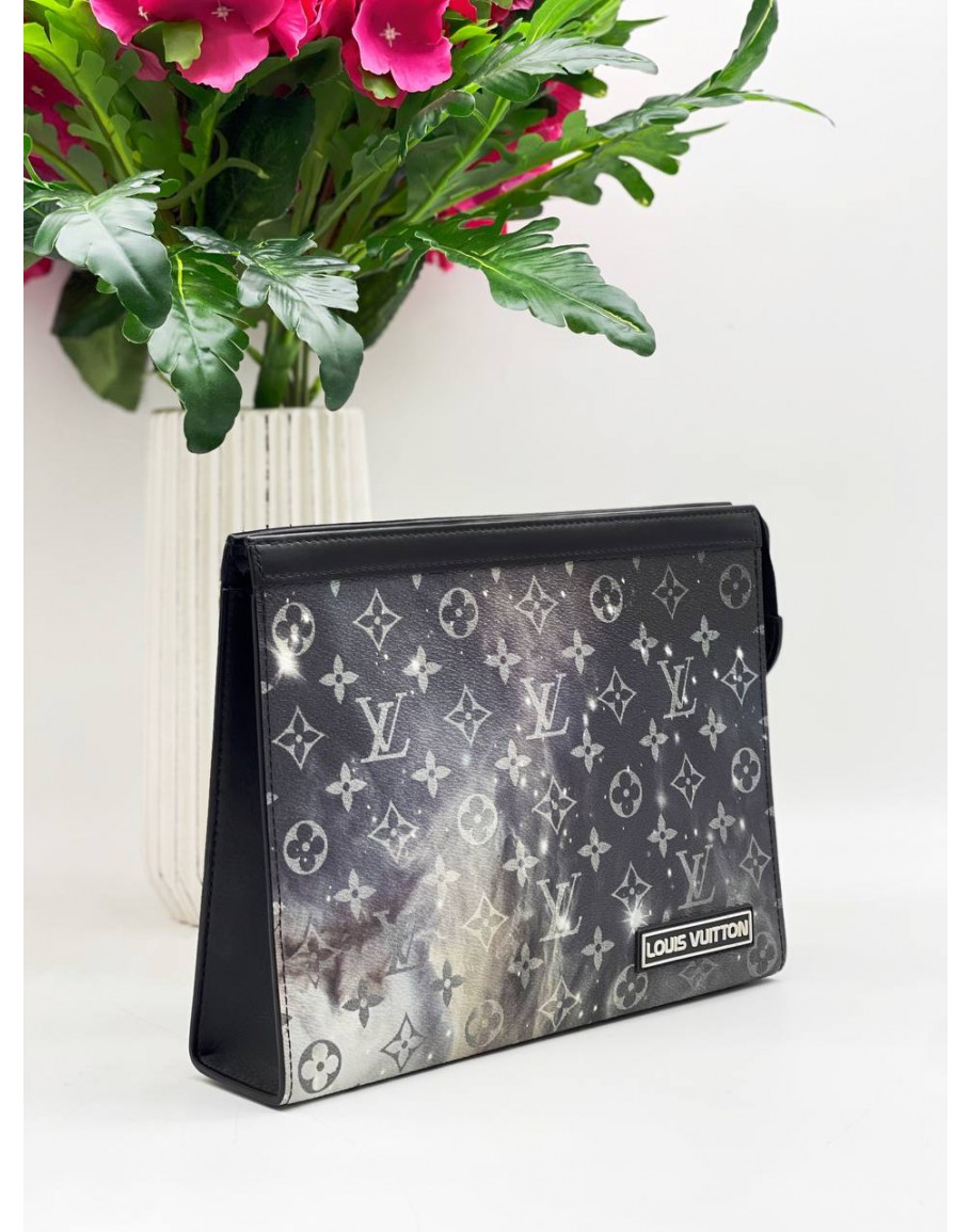 Buy the Louis Vuitton Black Monogram Nubuck Calf Leather & Suede