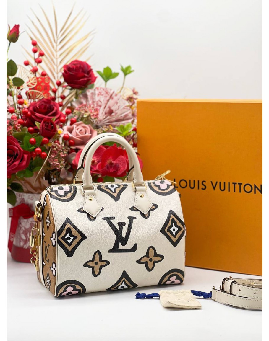 Louis Vuitton Monogram Speedy Bandouliere 25