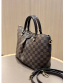 LOUIS VUITTON SIENA MM BAG IN BROWN DAMIER EBENE CANVAS