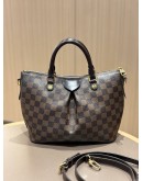 LOUIS VUITTON SIENA MM BAG IN BROWN DAMIER EBENE CANVAS