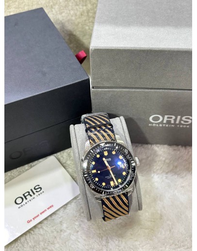 ORIS DIVERS SIXTY FIVE REF 01 733 7720 4035 BLUE DIAL 42MM AUTOMATIC WATCH