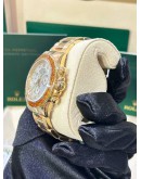 ROLEX DAYTONA ORANGE SAPPHIRE FACTORY DIAMONDS SUPER VIP LIMITED EDITION 2026 SERVICE REF 116578SACO MOTHER OF PEARL DIAL 40MM AUTOMATIC WATCH