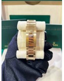 ROLEX DAYTONA ORANGE SAPPHIRE FACTORY DIAMONDS SUPER VIP LIMITED EDITION 2026 SERVICE REF 116578SACO MOTHER OF PEARL DIAL 40MM AUTOMATIC WATCH