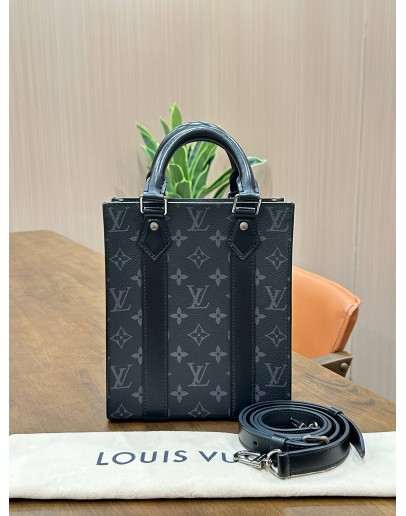 LOUIS VUITTON SAC PLAT MINI IN MONOGRAM ECLIPSE 