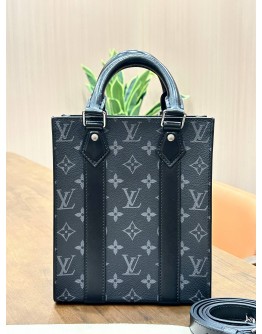 LOUIS VUITTON SAC PLAT MINI IN MONOGRAM ECLIPSE 