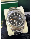 ROLEX EXPLORER II REF 216570 BLACK DIAL 42MM AUTOMATIC WATCH