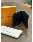 LOUIS VUITTON X NIGO GIANT DAMIER EBENE TORTOISE MULTIPLE WALLET FEATURES WITH PLAYFUL CARTOON TURTLE GRAPHIC " LV MADE " ON SHELL 
