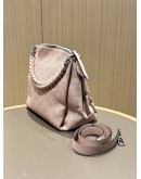 LOUIS VUITTON MAHINA BABYLONE CHAIN BB IN MAGNOLIA PINK CALFSKIN LEATHER