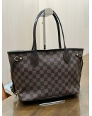LOUIS VUITTON PM NEVERFULL IN DAMIER EBENE CANVAS 