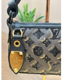 LOUIS VUITTON LIMITED SPECIAL EDITION MONOGRAM ECLIPSE POCHETTE ACCESSORIES BAG WITH SEQUINS EMBELLISHMENT 