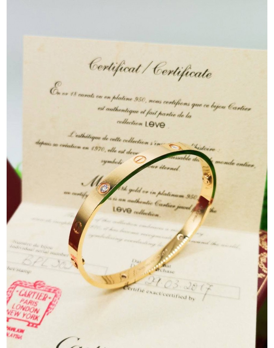 How to tell if A Cartier Love Bracelet is Real or Fake?