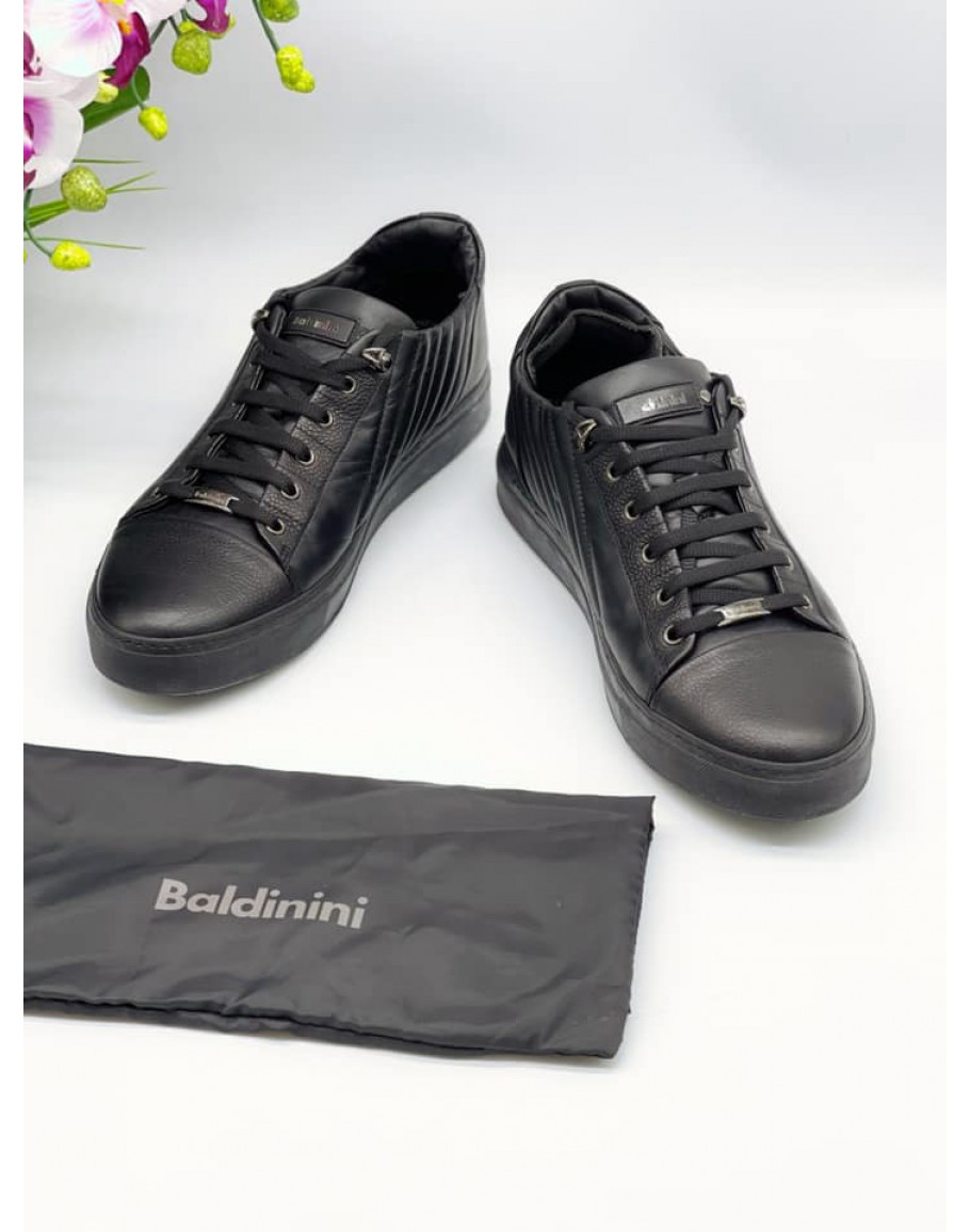 Baldinini Man Sneakers Black Size 13 Soft Leather | ModeSens